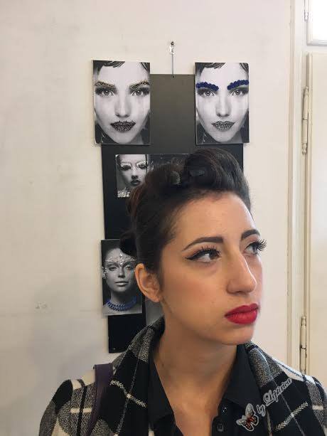 Editorial beauty look — high fashion šminkanje za snimanje, Zagreb